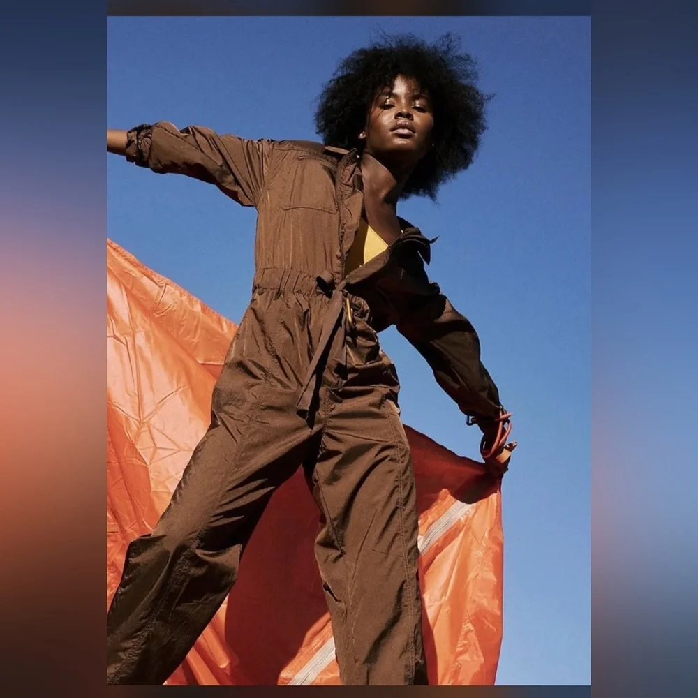 Free People golden hour jumpsuit nwt - Picture 2 of 9